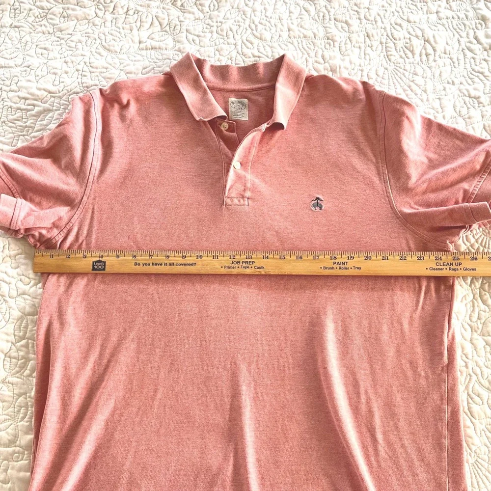 Brooks Brothers Slim Fit Performance Polo XXL Pink‎ Supima Cotton Xlance Stretch
